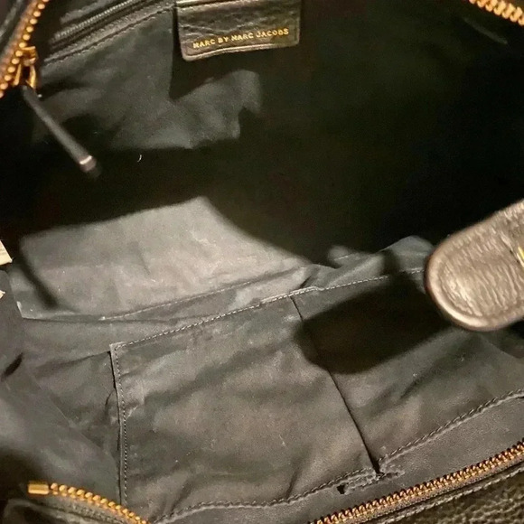 Marc by Marc jacobs black leather satchel bag - Picture 8 of 11